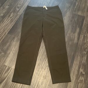 LULULEMON Women's City Sleek Slim High Rise Pants Brown/Green Size 10 (32x28)